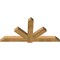 Ekena Millwork Kennewick Rough Sawn Timber Gable Bracket, Western Red Cedar, 72"W x 36"H x 4"D x 6"F, 12/12 Pitch GBW072X36X0406KEN00RWR - alternate 2